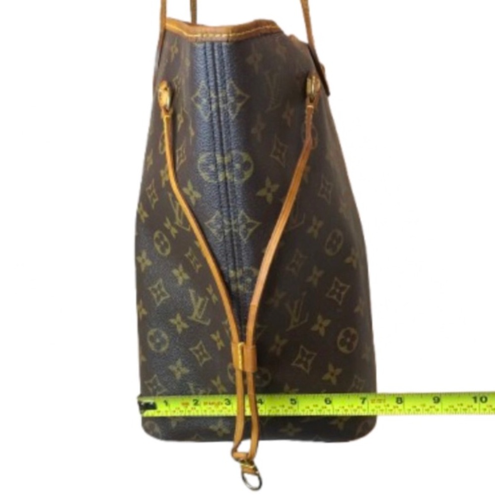 LOUIS VUITTON Monogram Neverfull GM Tote Shoulder Bag LV Dust Bag Bag Shaper COA - Picture 14 of 17
